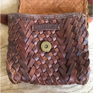 Ralph Lauren | Bags | Ralph Lauren Woven Brown Leather  display picture 2